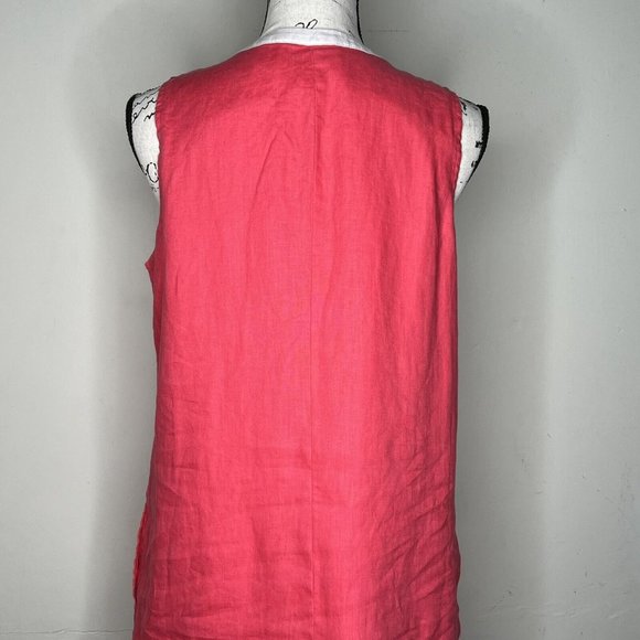 Tommy Bahama Womens Pink Linen Shift Dress Size Small - Picture 5 of 10